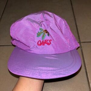 OAKS Electric Lavender Iridescent Color Shift Embroidered Men's Cap Vintage